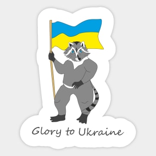 Coon from Ukraine Sticker